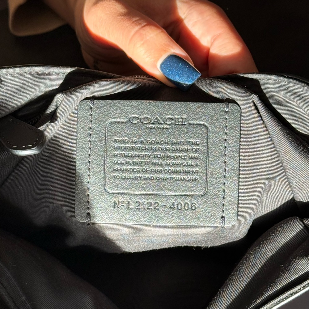 Coach 4006 Houston Map Bag - Picture 6 of 6